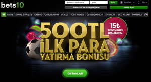 İLK KEZ PARA YATIRMANIZA ÖZEL 500 TL BONUS!